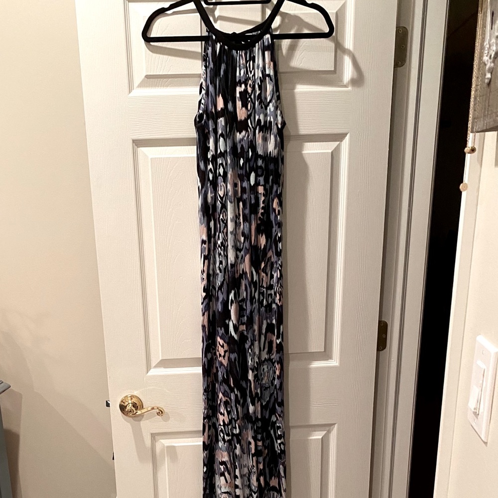 Tribal print maxi dress